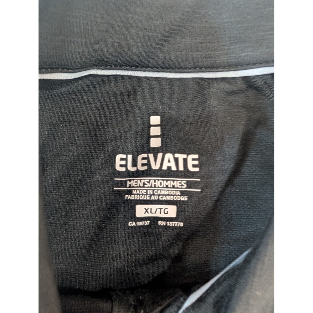 Elevate Polo Shirt Mens‎ XL Black Kamloops Tournament Capital Logo Canada - Picture 4 of 6